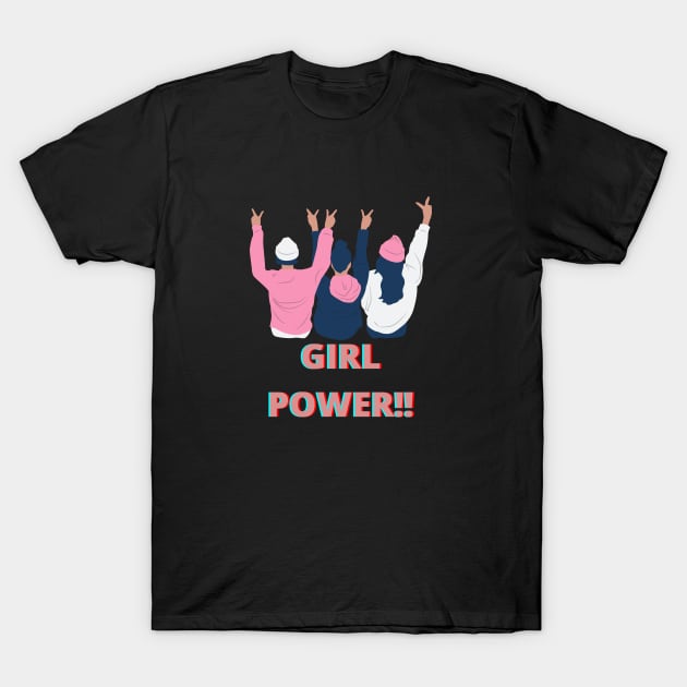 girl power T-Shirt by watermelonW